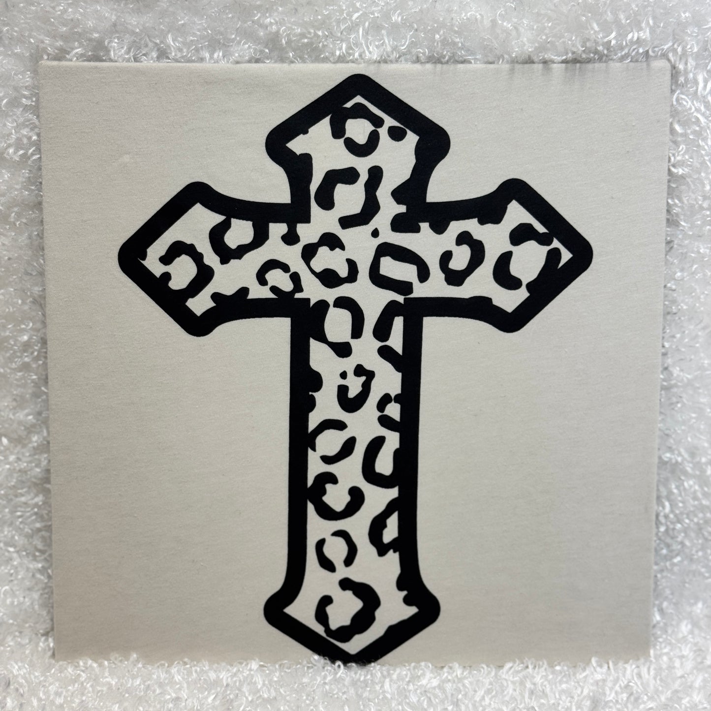 Cheetah Cross – Black Print Design